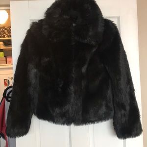 Topshop faux fur jacket